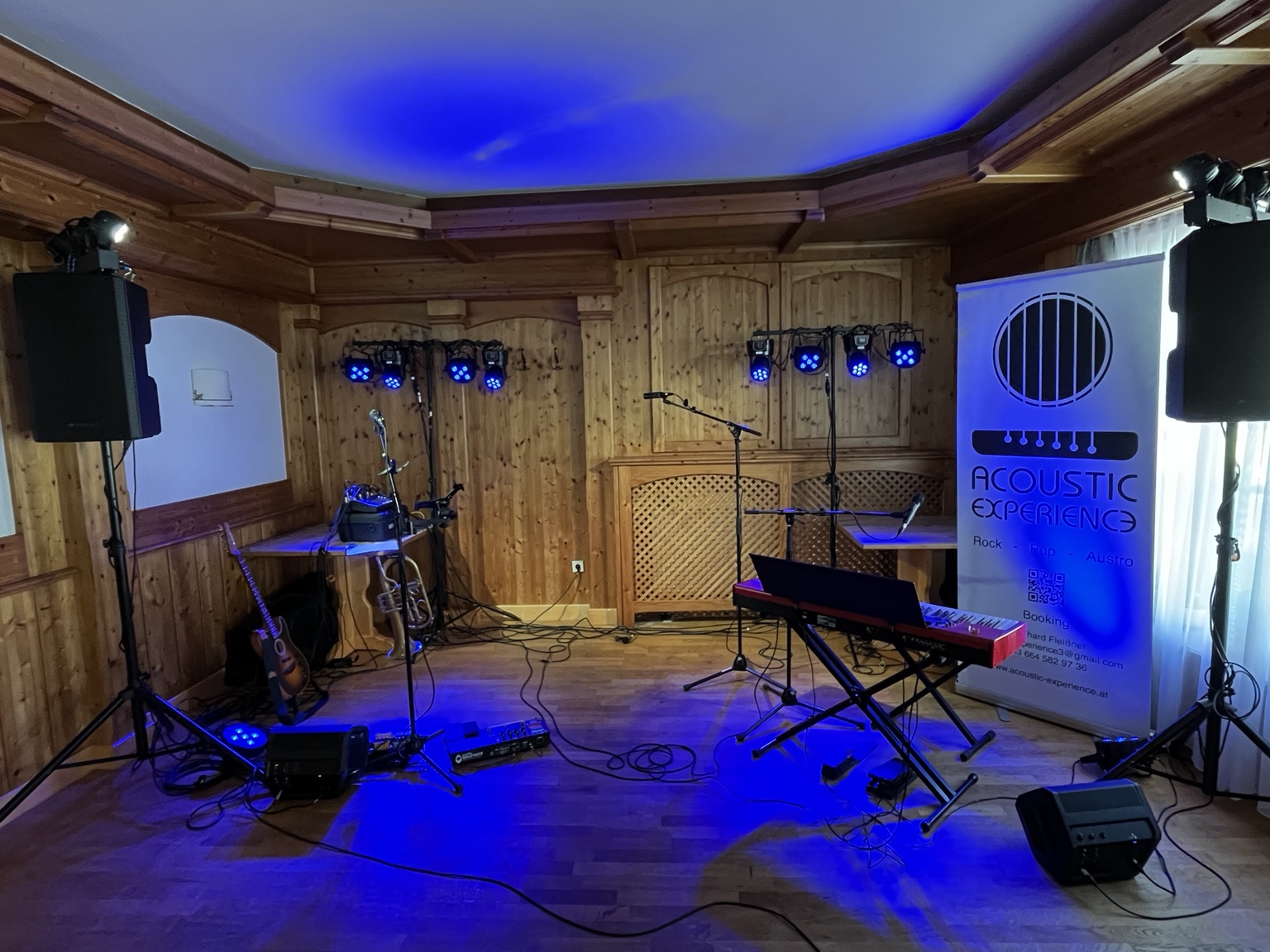 Acoustic Experience bei einem Live-Auftritt